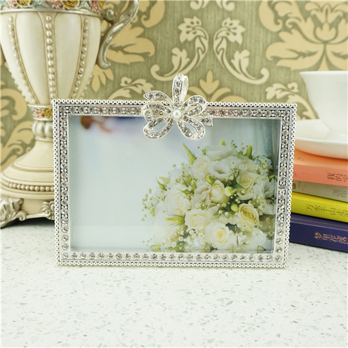 Crystal Butterfly-Bow Multi-Orientation Photo Frame - view 2