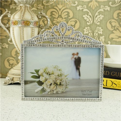 Crystal Tiara Crest Landscape Photo Frame