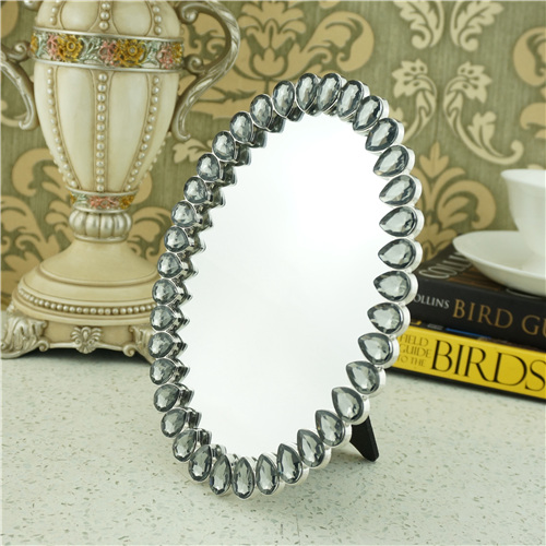 Oversized Teardrop Crystal Oval Tabletop Photo Frame - view 2