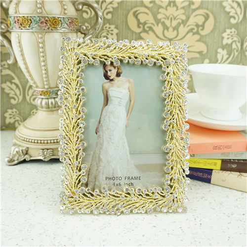 Branching Coral Crystal Spray Portrait Photo Frame - view 2