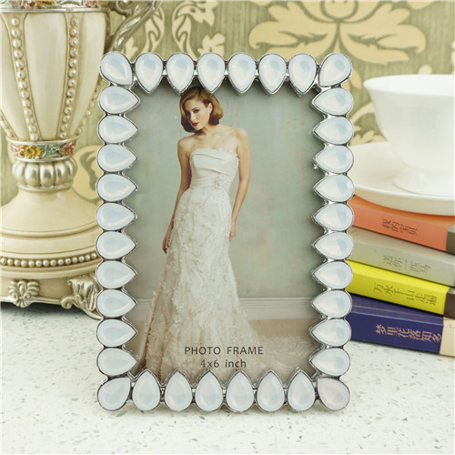 Oversized Teardrop Jewel Border Portrait Photo Frame - view 2