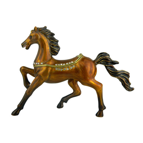 Running Horse Animal Trinket Box - view 2