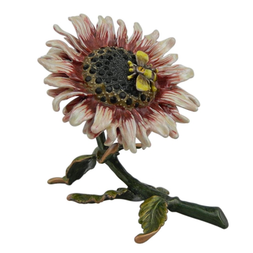 Sunflower Bee Trinket Box
