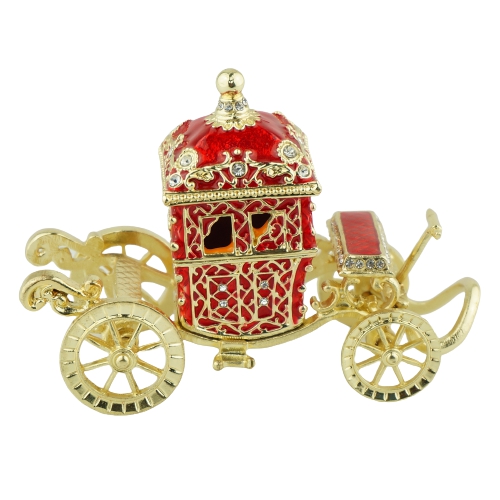 Enamel Royal Coach Trinket Box