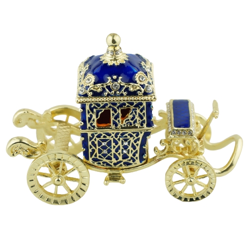 Enamel Royal Coach Trinket Box - view 2