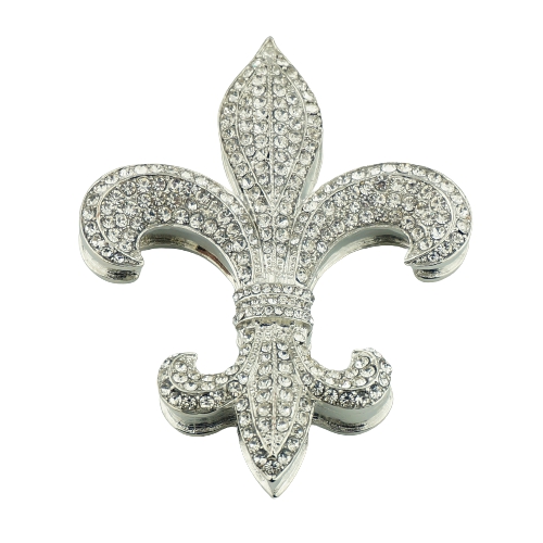 Jeweled Fleur-de-Lis Royal Trinket Box