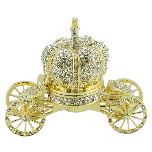 Crystal Crown Carriage Royal Trinket Box