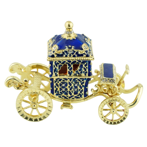 Enamel Royal Coach Trinket Box - view 3