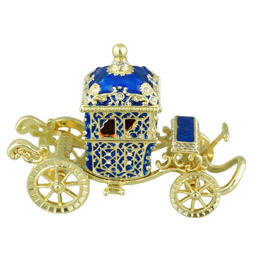 Enamel Royal Coach Trinket Box - view 4