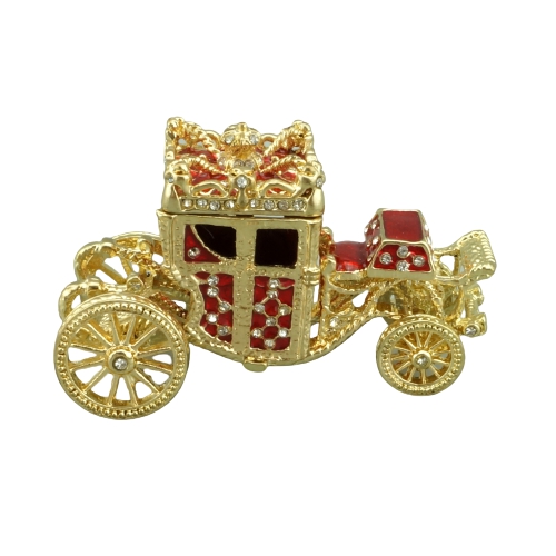Miniature Royal Carriage Trinket Box