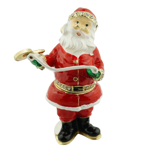 Santa Holiday Server Trinket Box