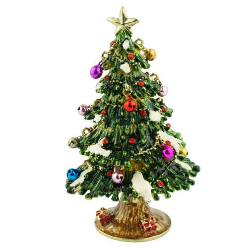 Classic Ornament Christmas Tree Trinket Box