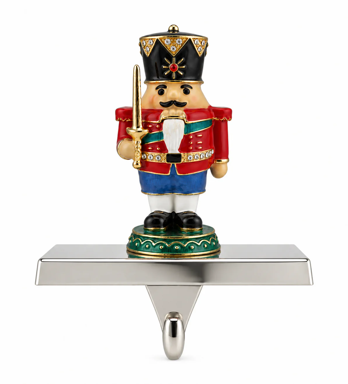 Nutcracker Soldier Metal Stocking Holder