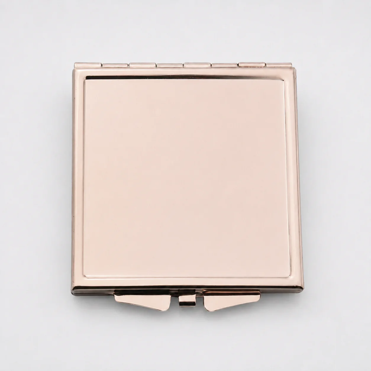 Plain Square Metal Compact Mirror